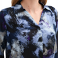 feminine shiny printed blouse - 1043861