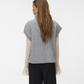 VMBANG RIB SL HIGHNECK ZIPPER VEST - 10347170
