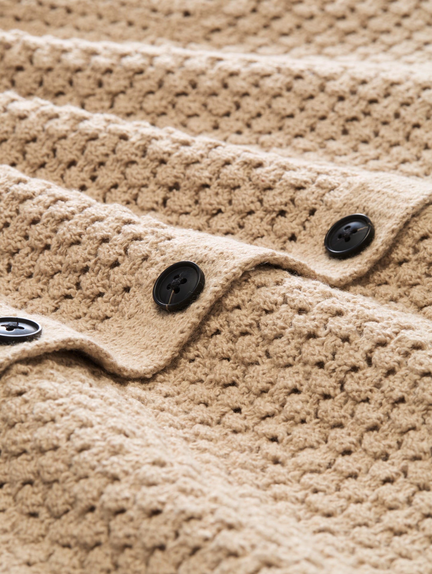 Knit cardigan with collar - 1051363