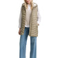 long hooded vest - 1046590