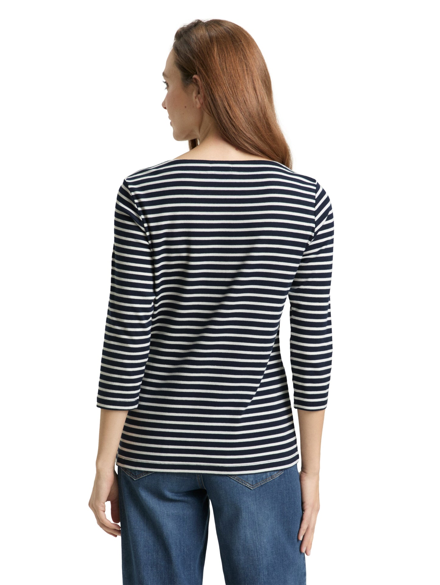 T-shirt boat neck stripe - 1050415