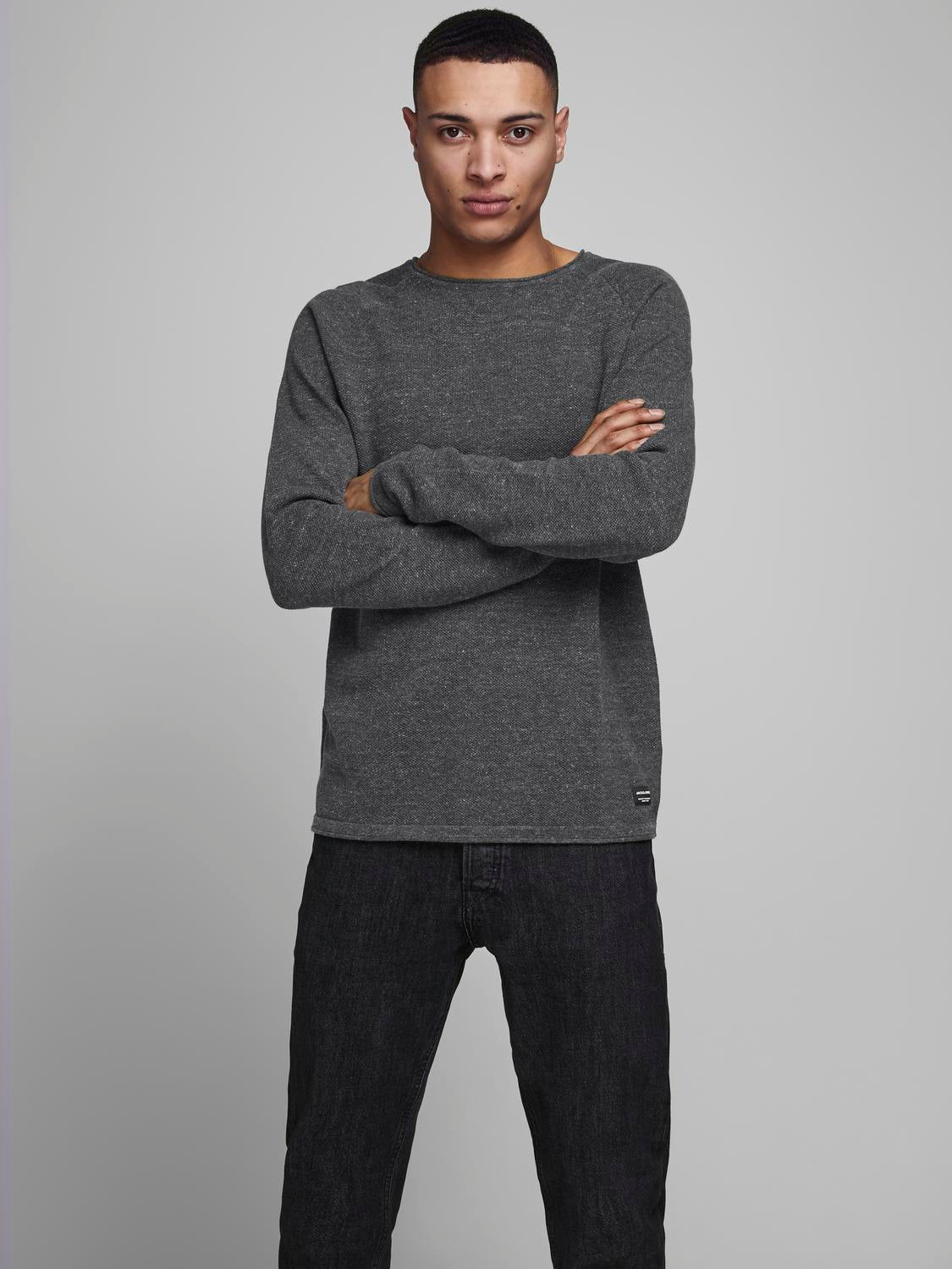 JJEHILL KNIT CREW NECK NOOS - 12157321