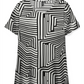VMEASY JOY S/S TOP WVN GA - 10297345