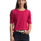 T-shirt gathered sleeve - 1047066
