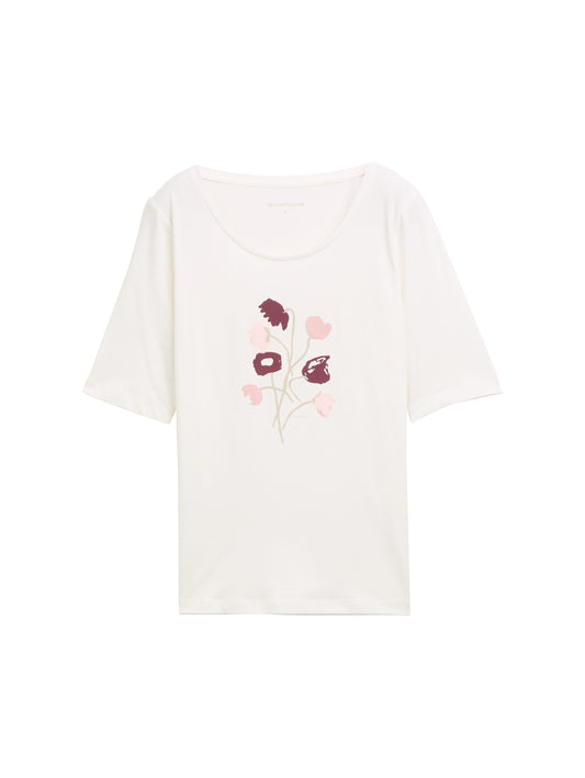 T-shirt basic with print - 1047062