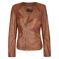 Da.Lederjacke oKrg,sch,36,cogn - 4206150000