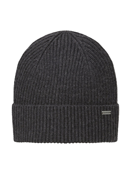 wool blended knitted hat - 1032851