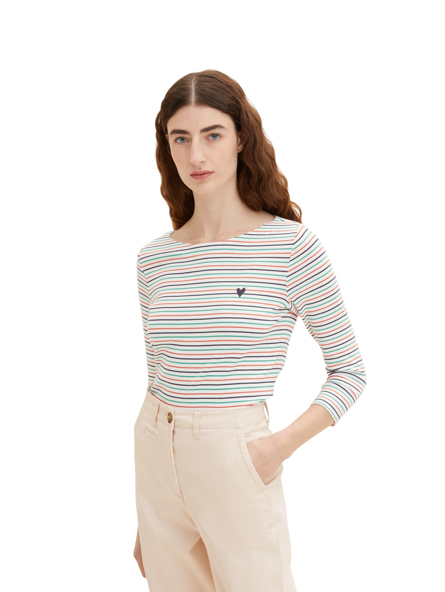 T-shirt longsleeve stripe - 1035382